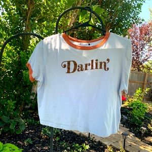 Crop top “Darlin” t-shirt